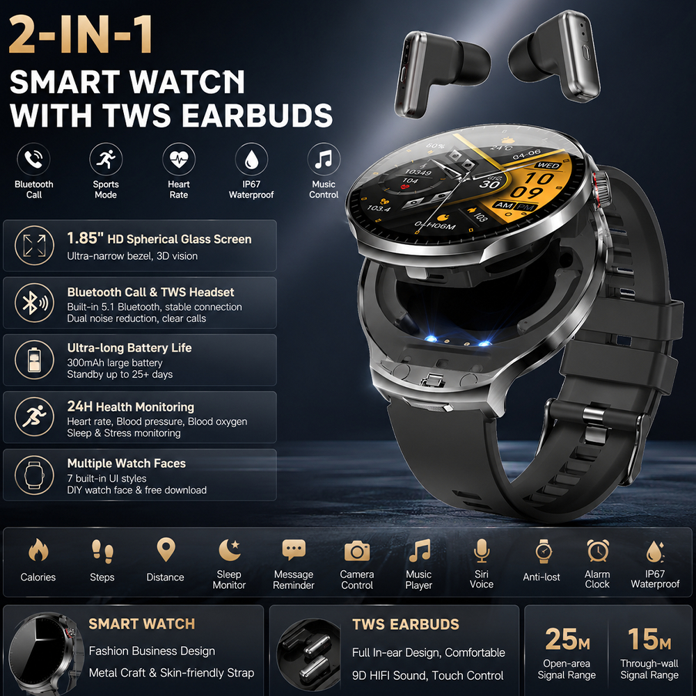 Smartwatch Noise Watches - LIGE Men Smart Watch BT Call