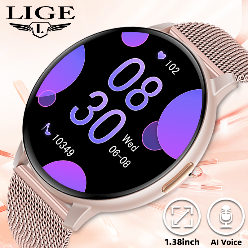 Smartwatch Angelo Watches - LIGE Fashion 1.38