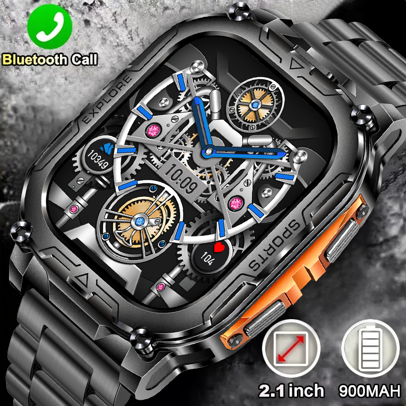 Altimeter Compass Watch - New Military Smart Watch Bulit-in Compass