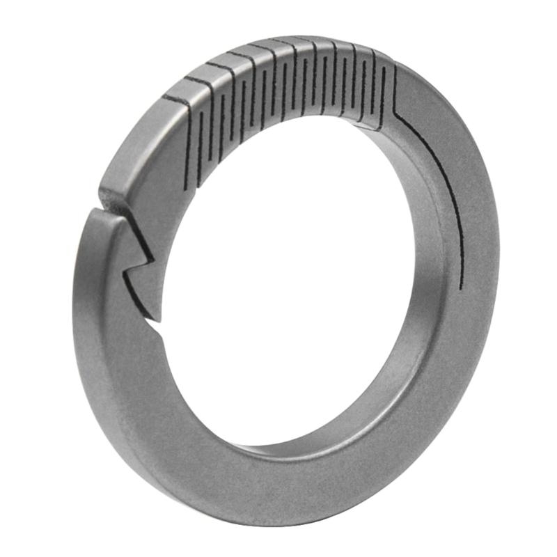 Tritium Gas Tube - Titaniums Rings Carabiner Keyring AntiLost Quick