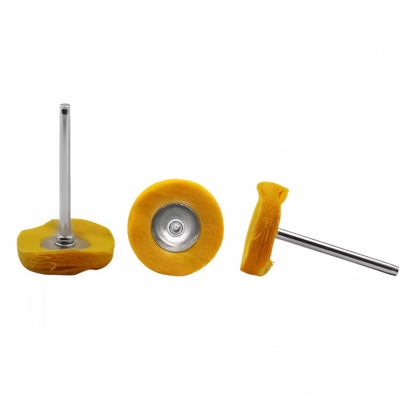 Watch Polishing Cloth - 7Pcs 3mm Yellow Polishing Cloth Wheel,
