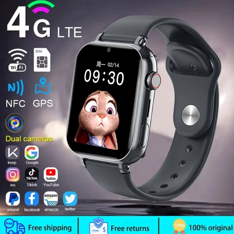 Smartwatch Watches For Boys - 2025 Smart Watch Kids LBS Location