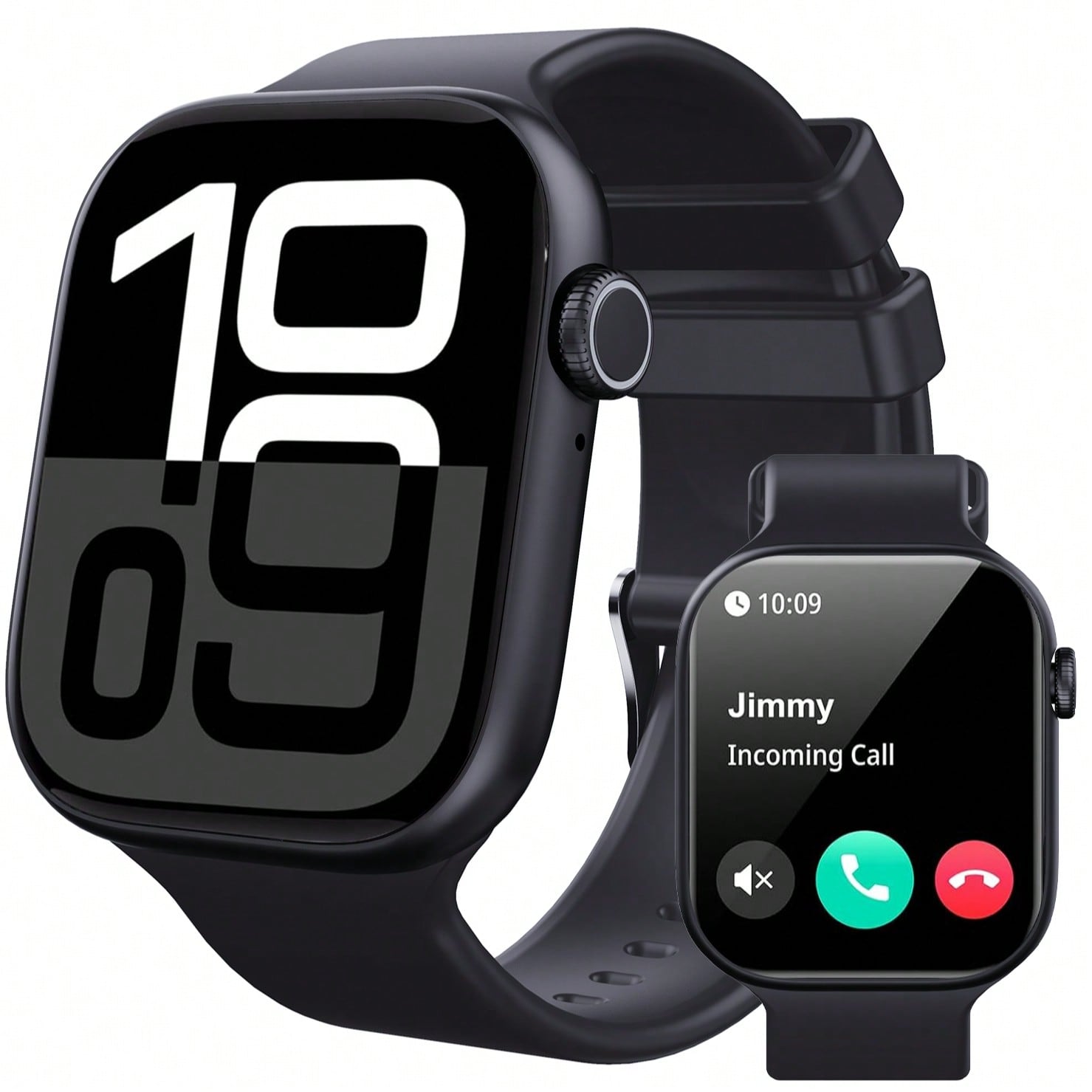 Smartwatch Digital Watches For Men - 2.01 Inch Touch Screen Smart Watch