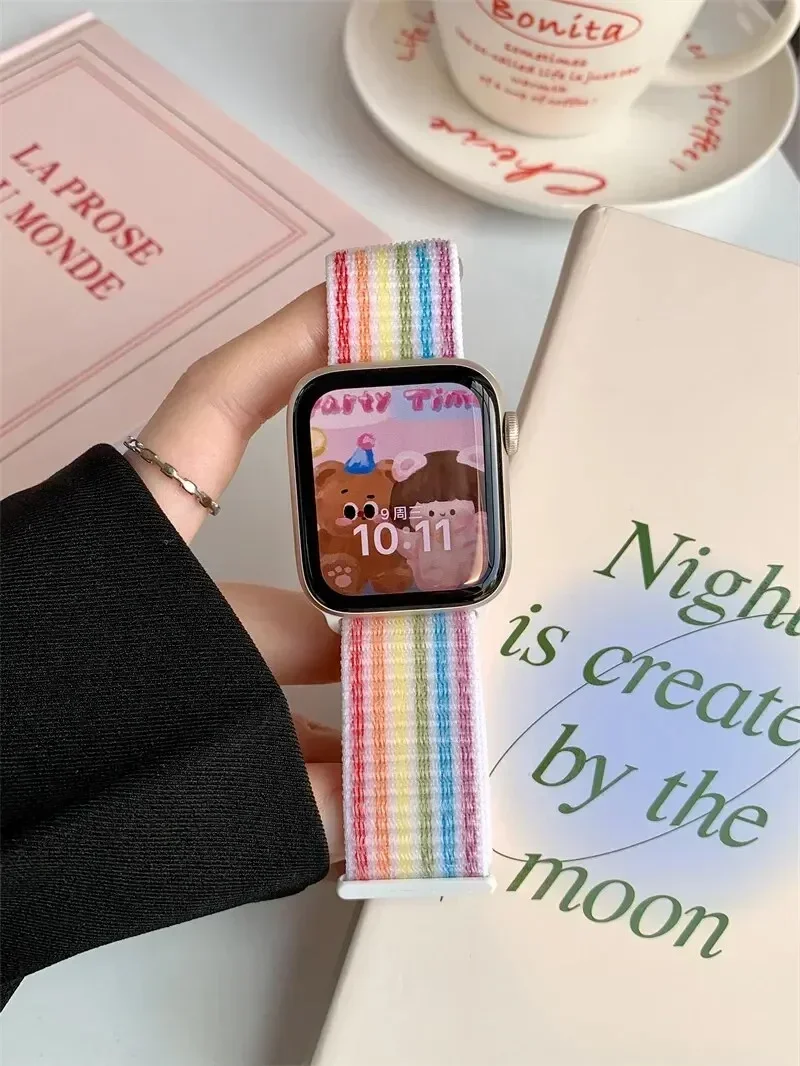 Nylon loop For Apple Watch Ban - đánh giá và giá Smartwatch Apple Watches For Men