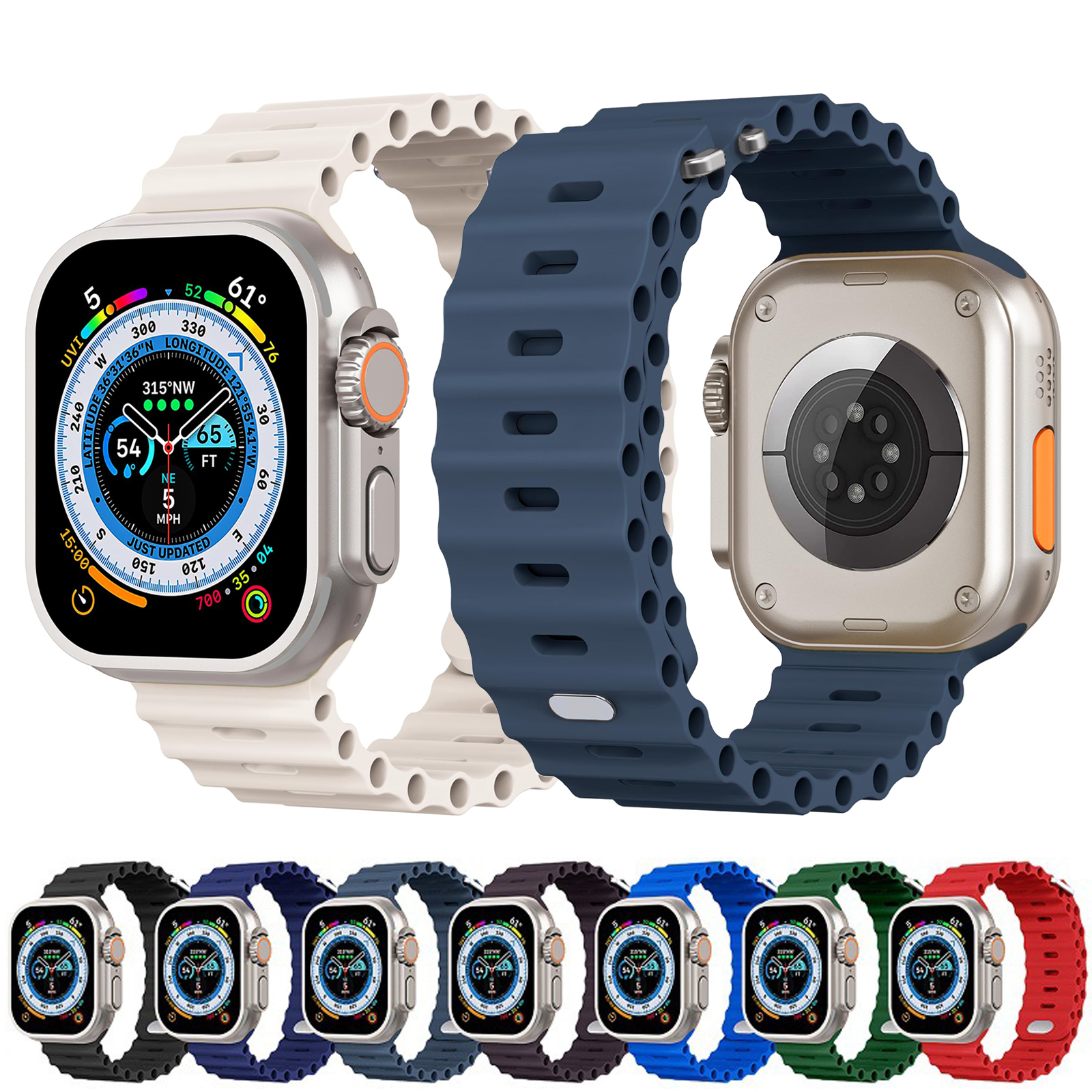 Ocean Band Strap For Apple Wat - đánh giá và giá Smartwatch Apple Watches For Men