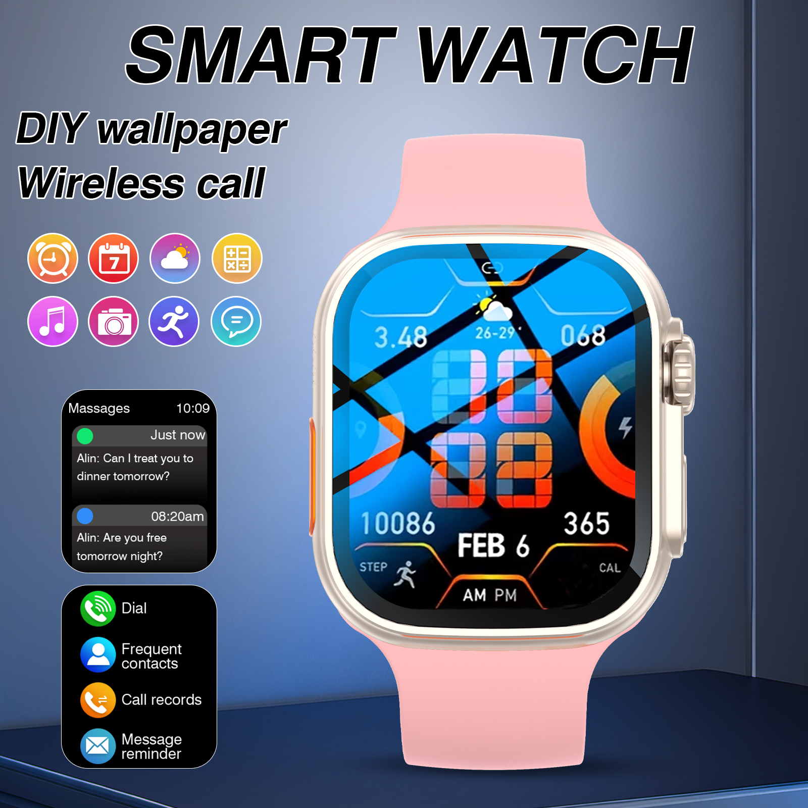 2026 New Smart Watch, HD Large - đánh giá và giá Smartwatch Iphone Watches For Women