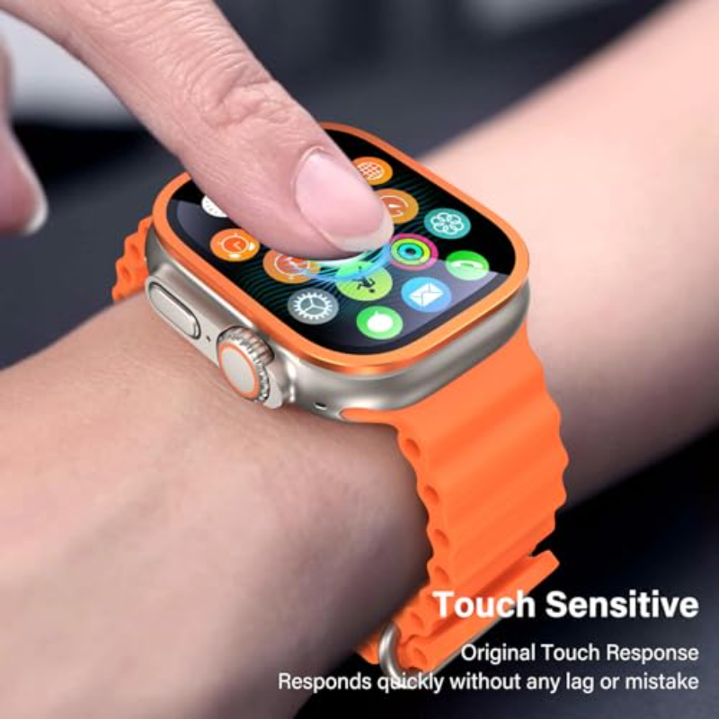 2PCS HD Metal Tempered Glass F - đánh giá và giá Smartwatch Apple Watches For Men