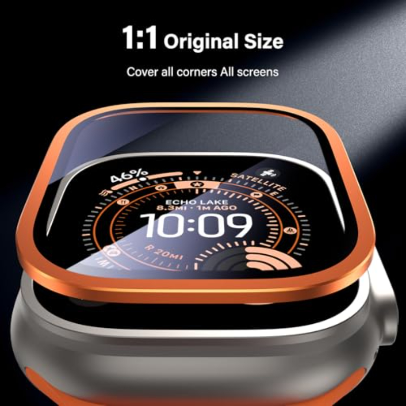2PCS HD Metal Tempered Glass F - đánh giá và giá Smartwatch Apple Watches For Men