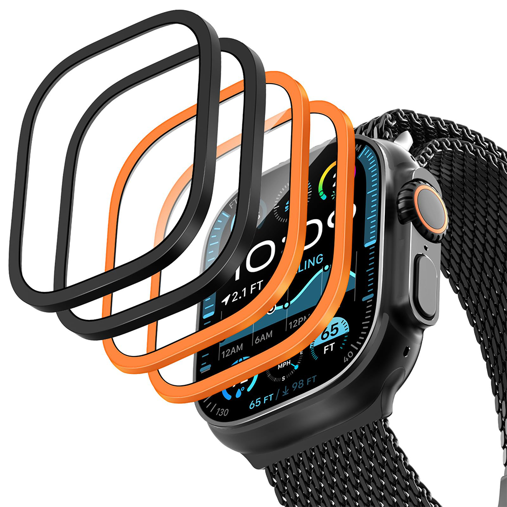 2PCS Titanium Metal Frame for  - đánh giá và giá Smartwatch Apple Watches For Men