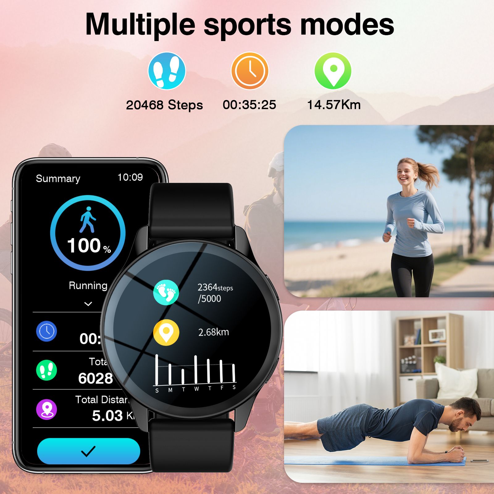 Smart Watch, Wireless Call/Dia - đánh giá và giá Smartwatch Iphone Watches For Women