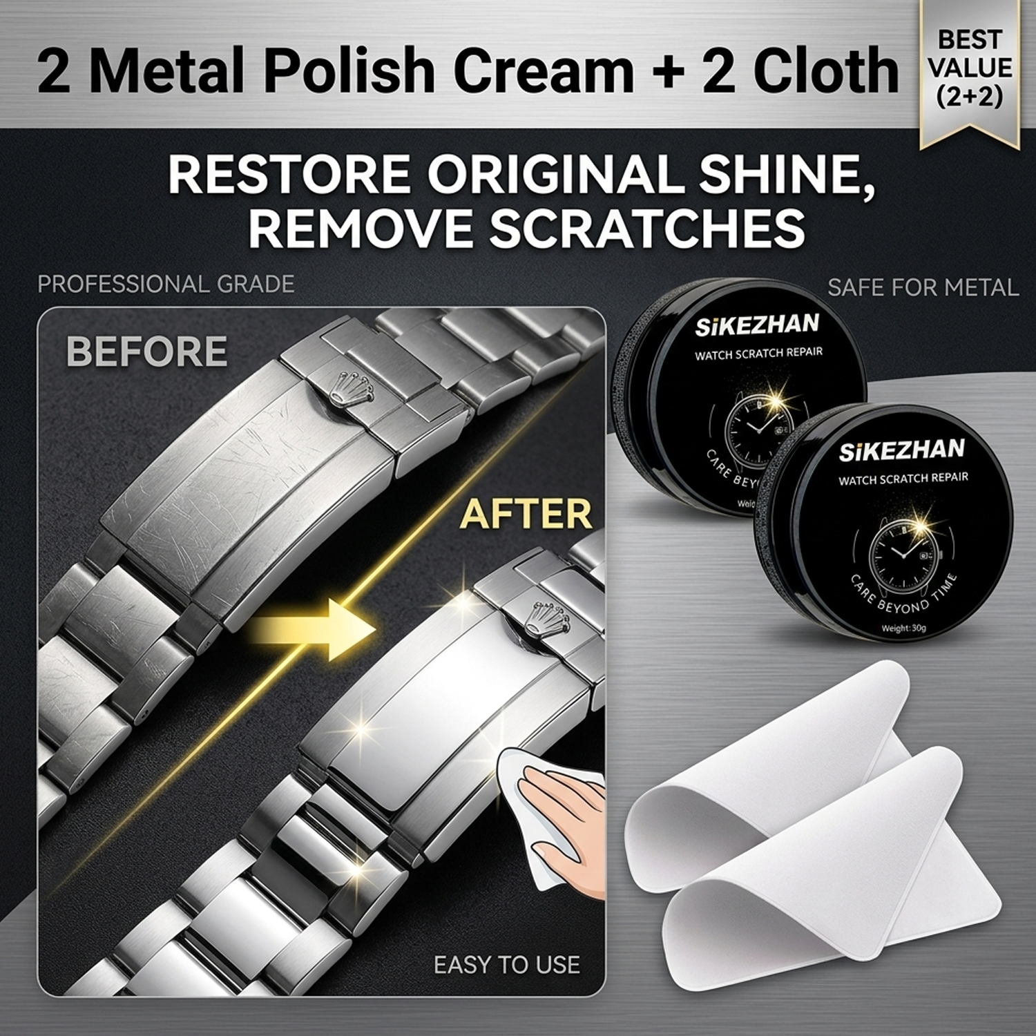 Expert Watch Polish Cream Scra - đánh giá và giá Watch Polishing Cloth