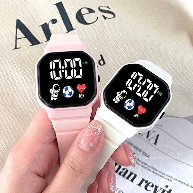 Kids Watches LED Digital Kids  - đánh giá và giá Smartwatch Watches Gift For Girls