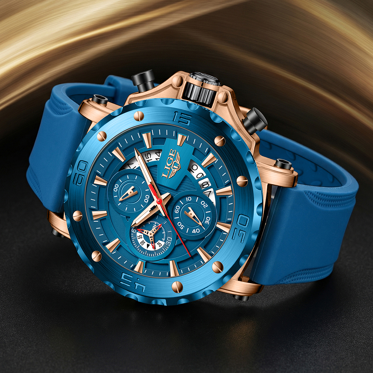 LIGE Fashion Watch For Men Cal - đánh giá và giá Smartwatch Digital Watches For Men