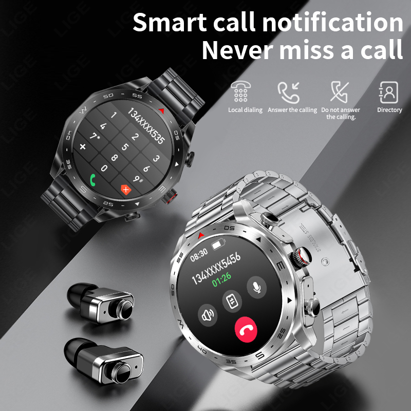 LIGE TWS Earbuds Bluetooth Hea - đánh giá và giá Smartwatch Noise Watches