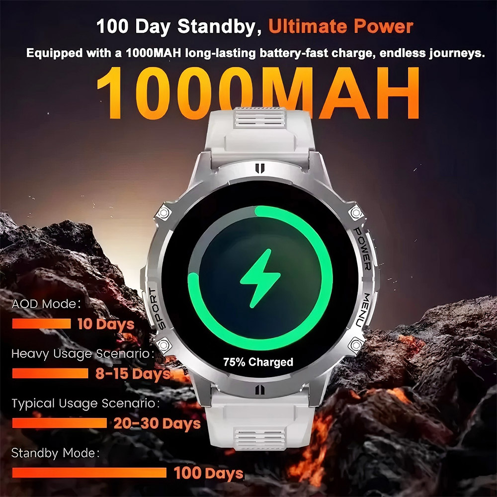 T-Rex 3 Military Grade 1000mAh - đánh giá và giá Altimeter Compass Watch