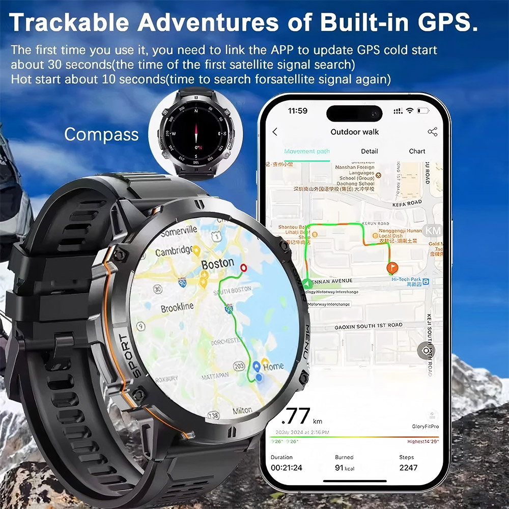 T-Rex 3 Military Grade 1000mAh - đánh giá và giá Altimeter Compass Watch