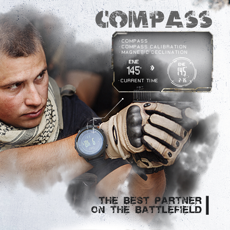 NORTH EDGE Apache46 Smart Digi - đánh giá và giá Altimeter Compass Watch