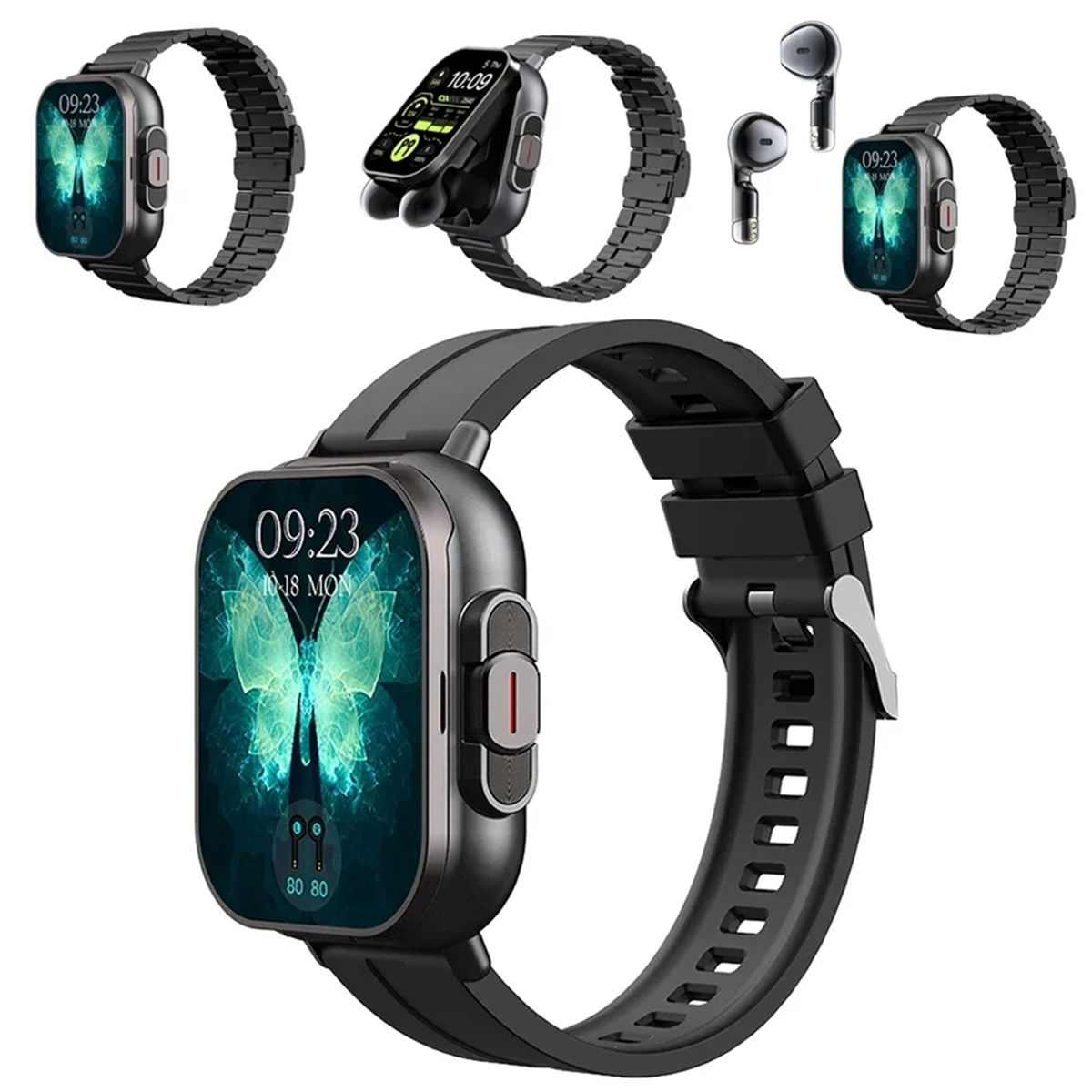 B02B-2 in 1 Wireless Bluetooth - đánh giá và giá Smartwatch Noise Watches