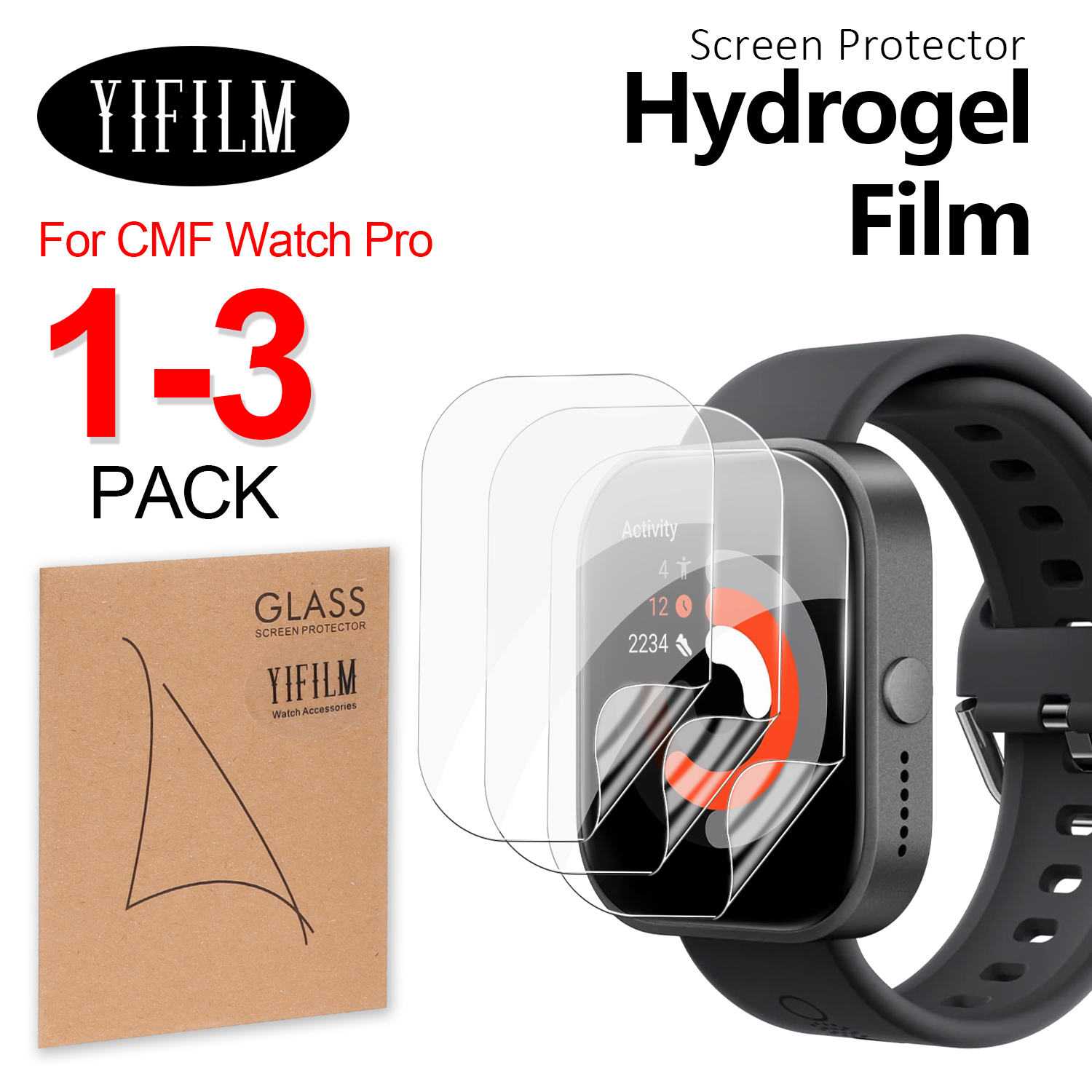 HD Clear TPU Hydraulic Screen  - đánh giá và giá Watches Not Smartwatch