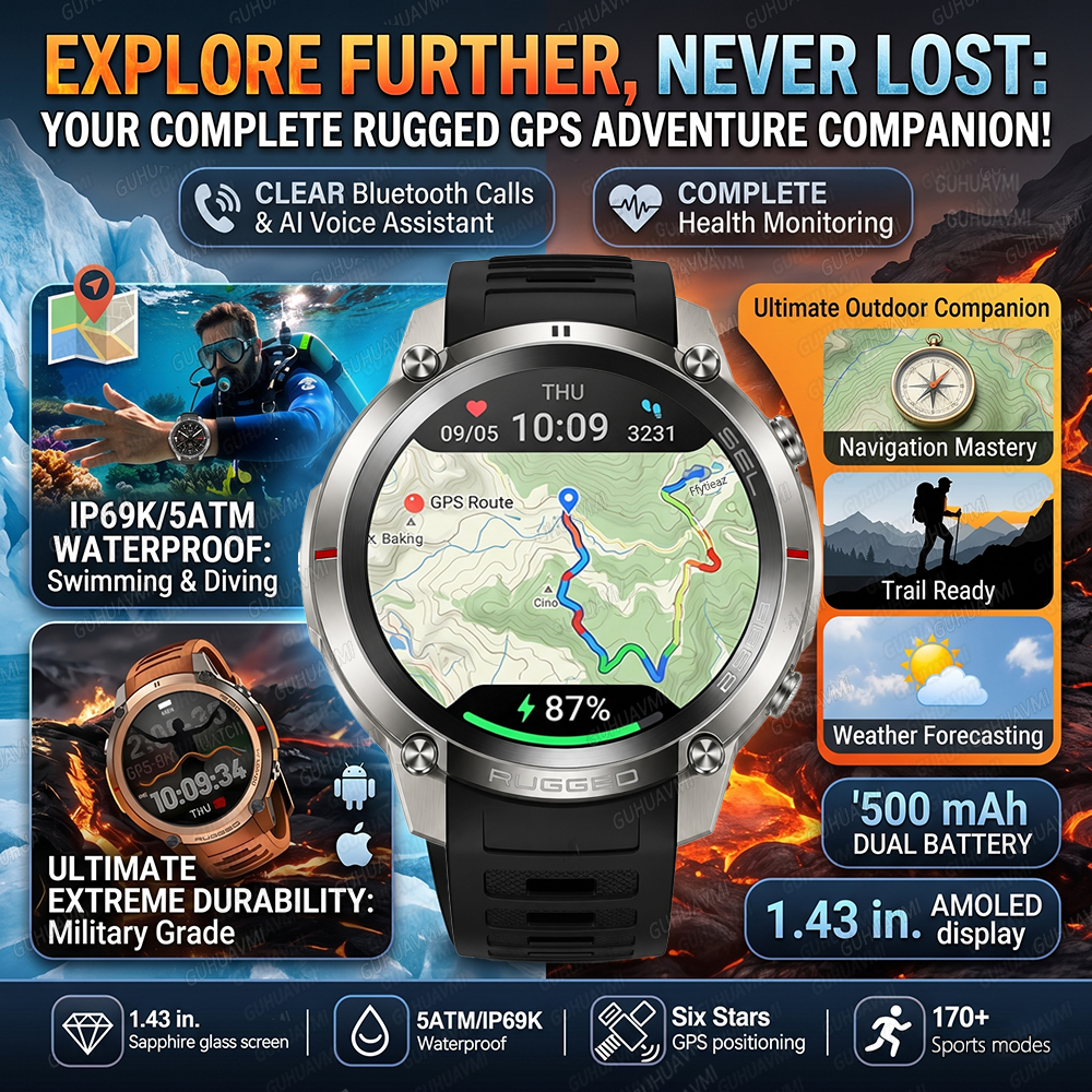 2026 New TANK Ultra GPS Smart  - đánh giá và giá Altimeter Compass Watch