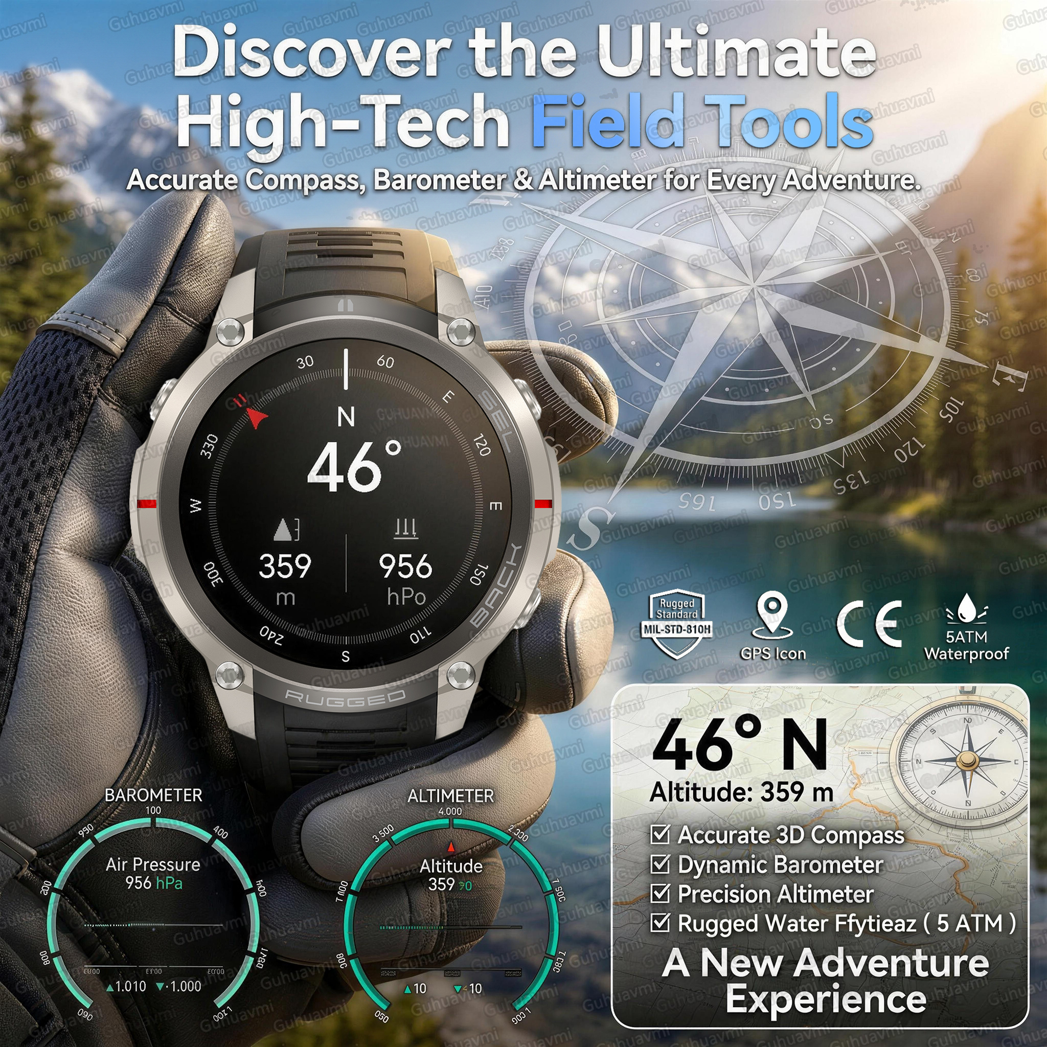 2026 New TANK Ultra GPS Smart  - đánh giá và giá Altimeter Compass Watch