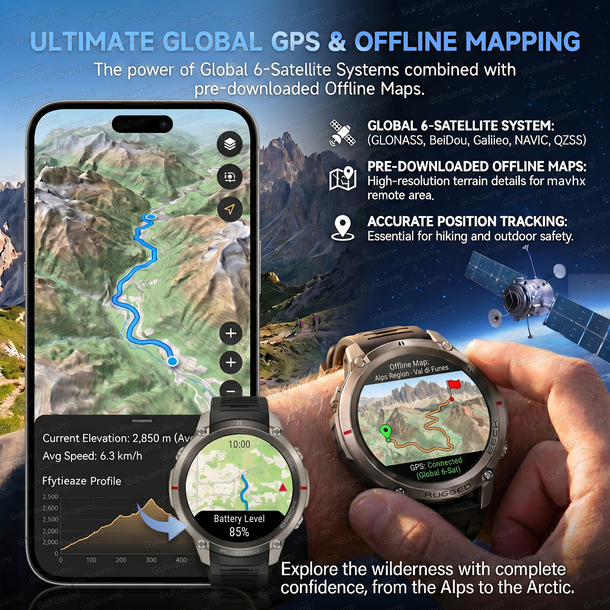 2026 New TANK Ultra GPS Smart  - đánh giá và giá Altimeter Compass Watch