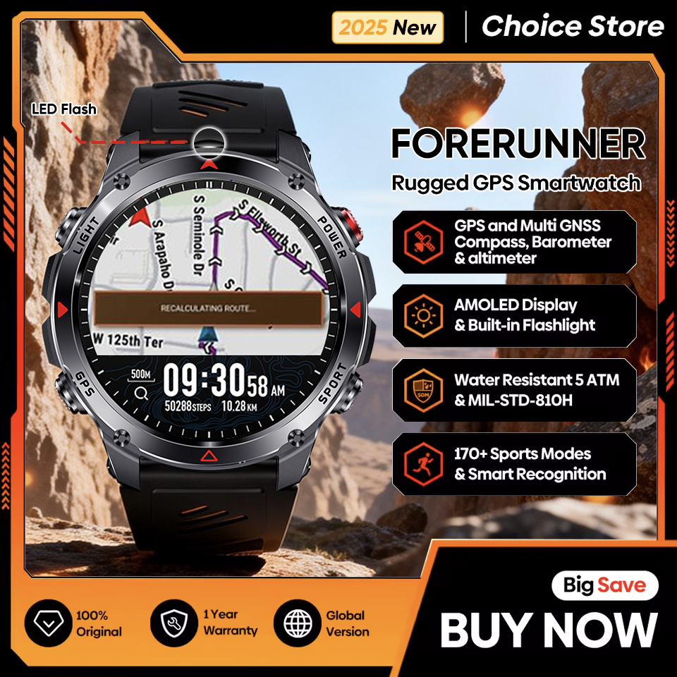2026 New Forerunner 570 GPS Sm - đánh giá và giá Altimeter Compass Watch