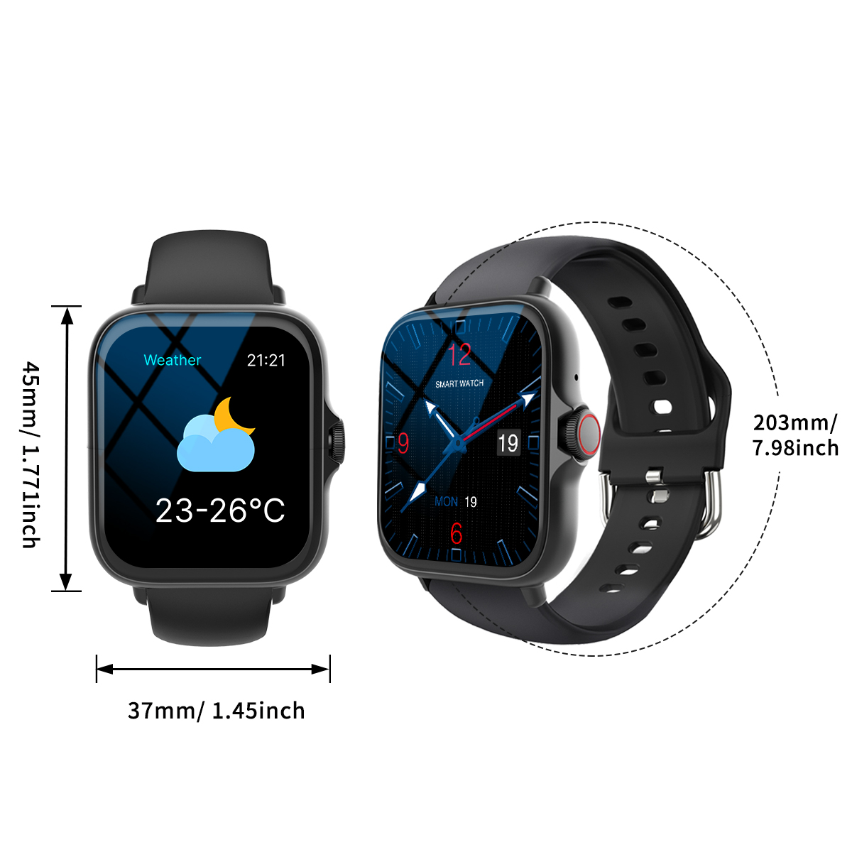 Smart watch, wireless calling  - đánh giá và giá Smartwatch Iphone Watches For Women