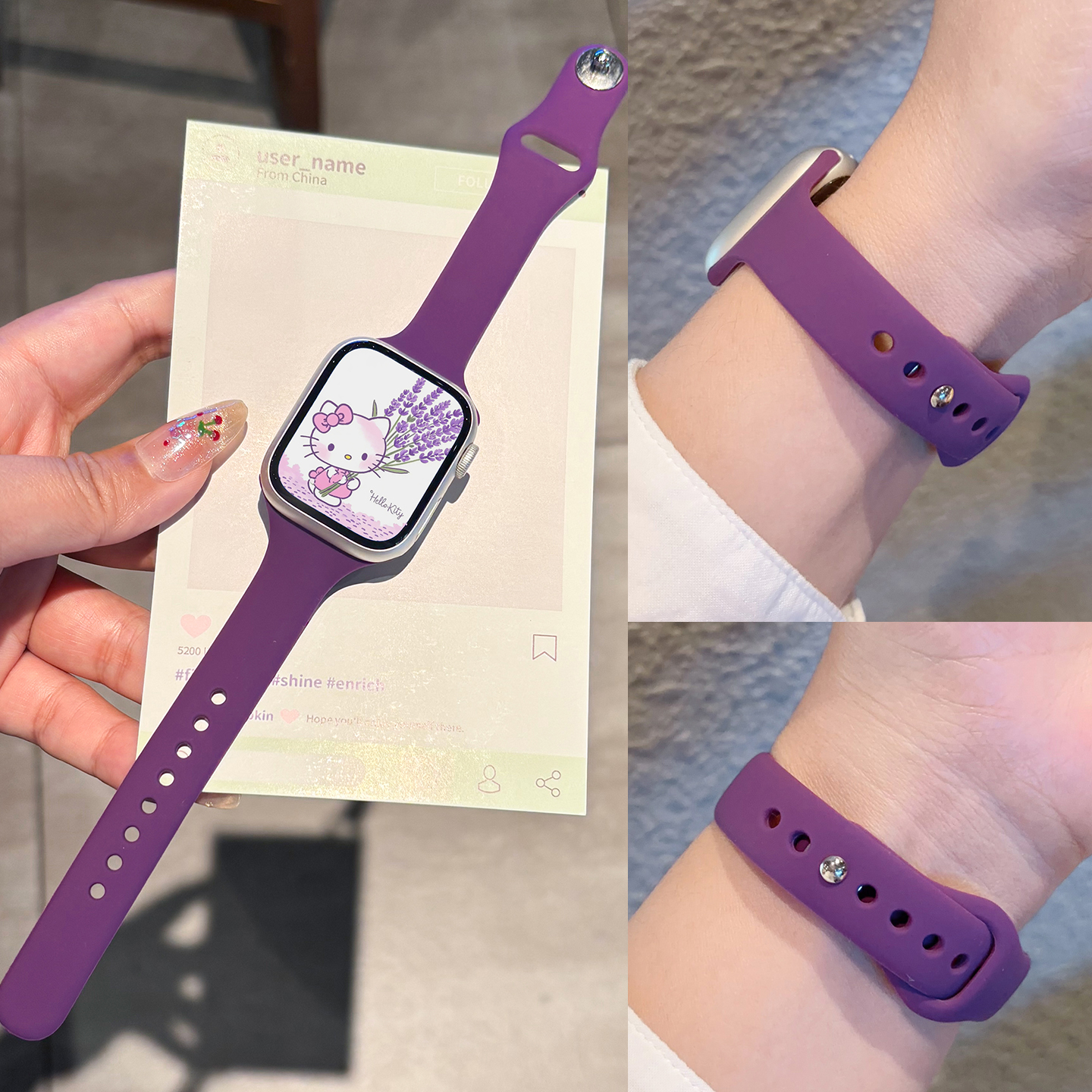 Breathable Silicone Strap For  - đánh giá và giá Smartwatch Apple Watches For Men
