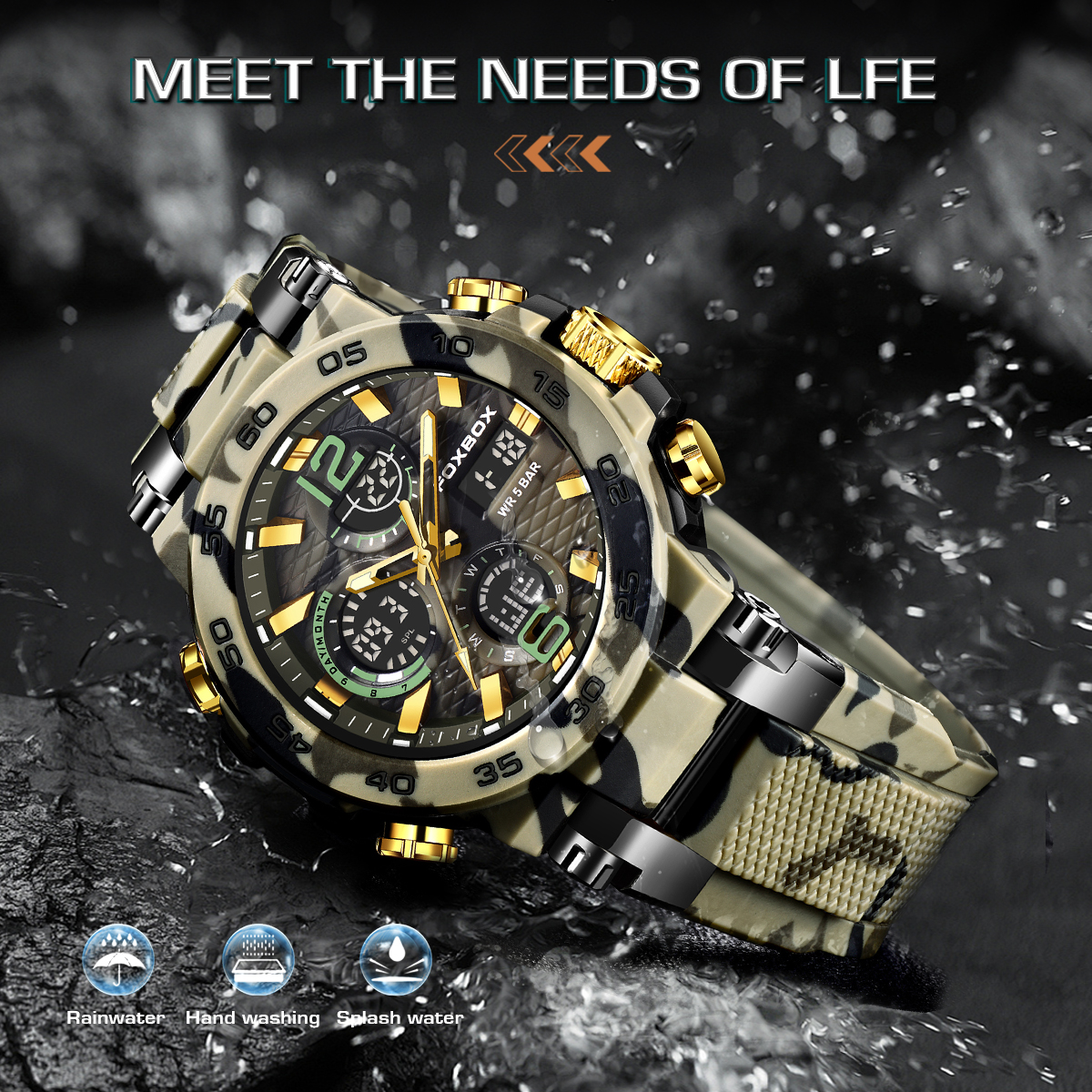 LIGE Electronic Men's Wristwat - đánh giá và giá Smartwatch Digital Watches For Men