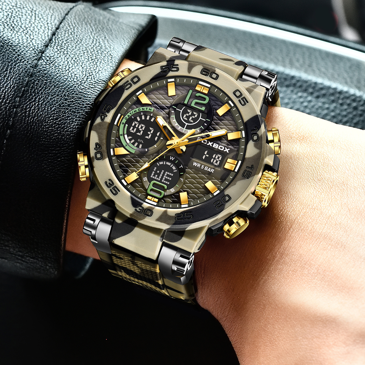 LIGE Electronic Men's Wristwat - đánh giá và giá Smartwatch Digital Watches For Men
