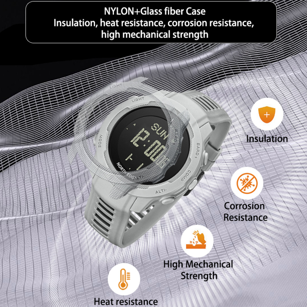 NORTH EDGE VERTICO Mens Watch  - đánh giá và giá Altimeter Compass Watch