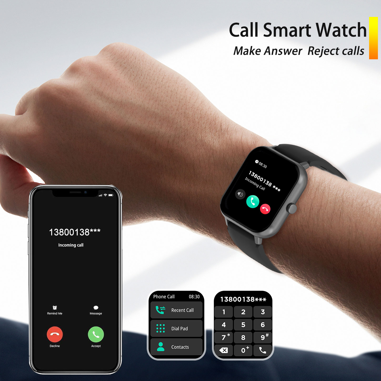1.44inch Smart watch, wireless - đánh giá và giá Smartwatch Iphone Watches For Women