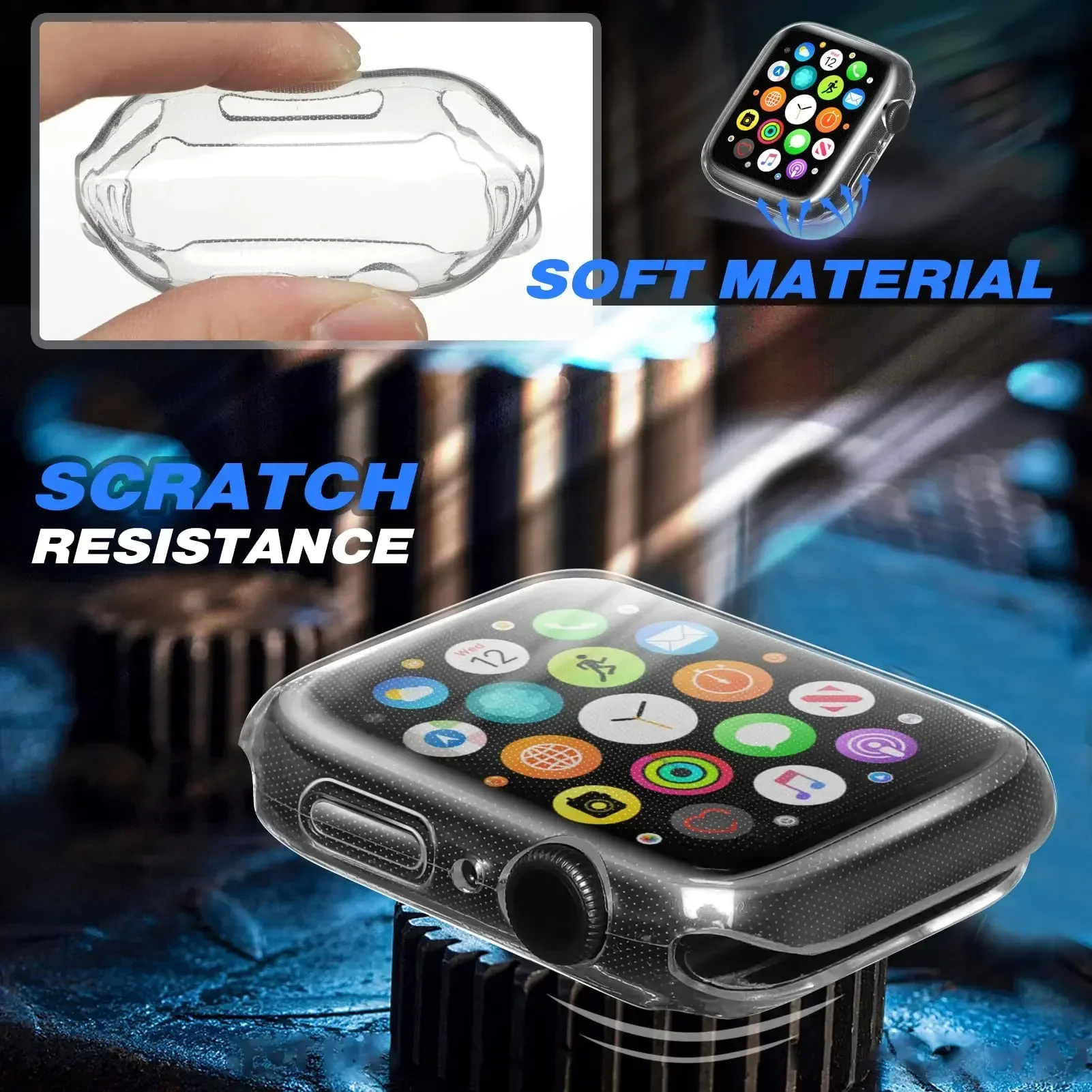 Cover For Apple Watch Case 44m - đánh giá và giá Watches Not Smartwatch