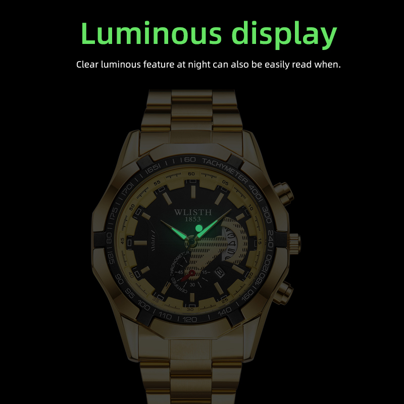 Luxury Brand Man Watch Waterpr - đánh giá và giá Watches Not Smartwatch