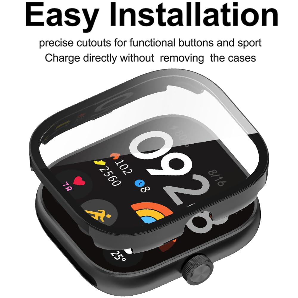 Tempered Glass+Case For Xiaomi - đánh giá và giá Smartwatch Watches Xiaomi