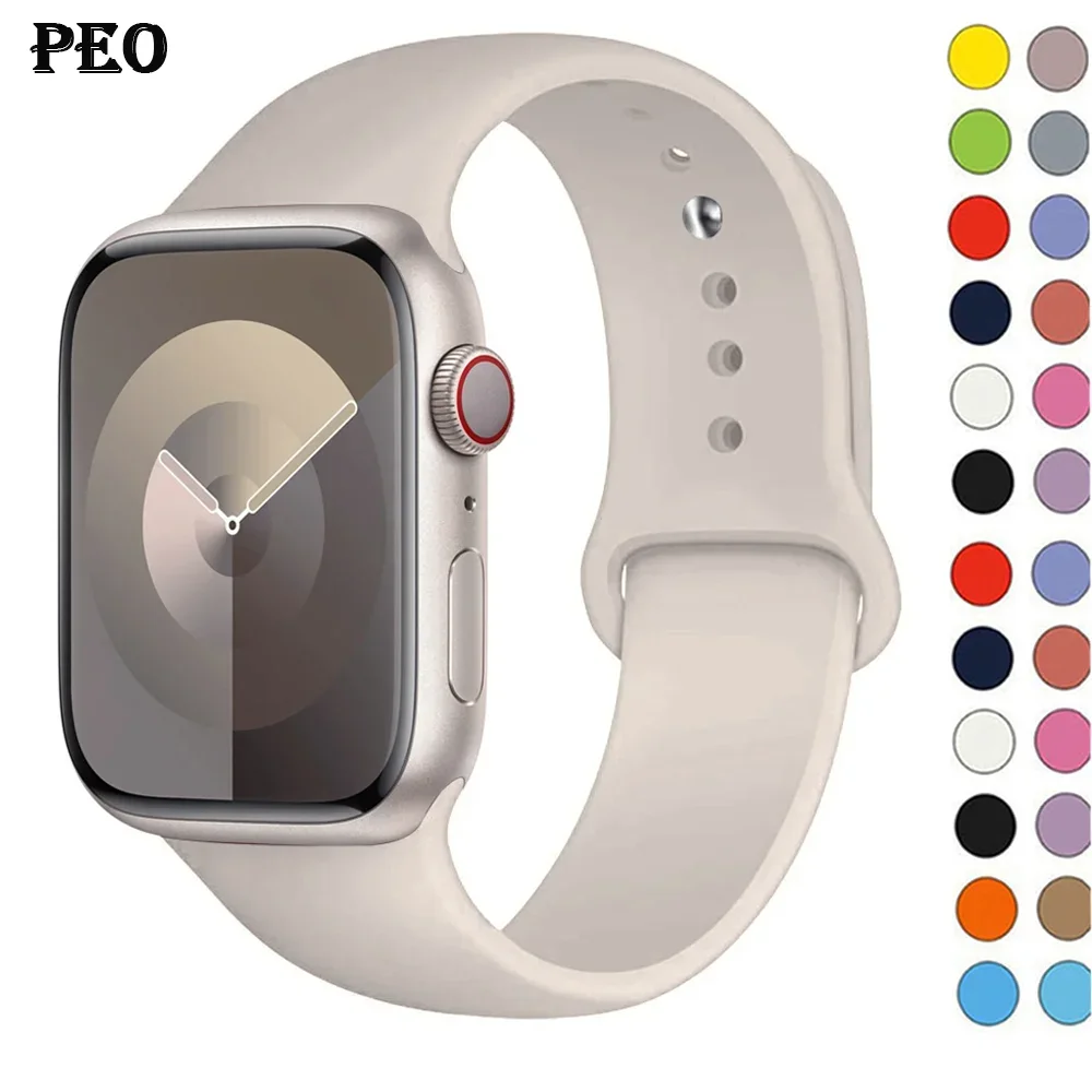 Silicone Band For Apple Watch  - đánh giá và giá Smartwatch Apple Watches For Men