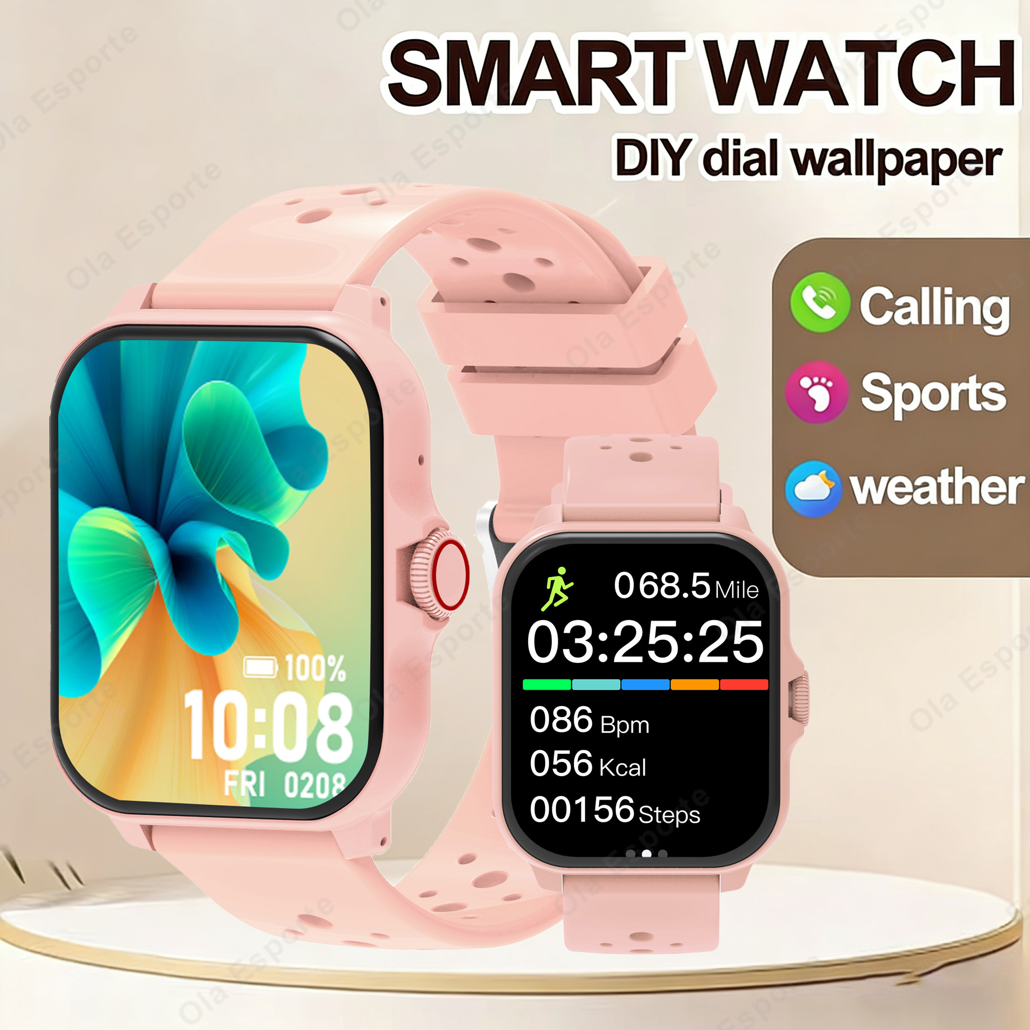 Smart watch, wireless calling  - đánh giá và giá Smartwatch Iphone Watches For Women
