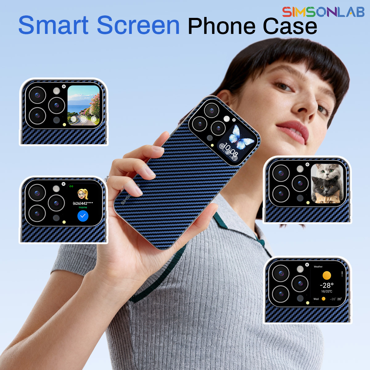 New Phone Case With Touch Scre - đánh giá và giá Smartwatch Iphone Watches For Women