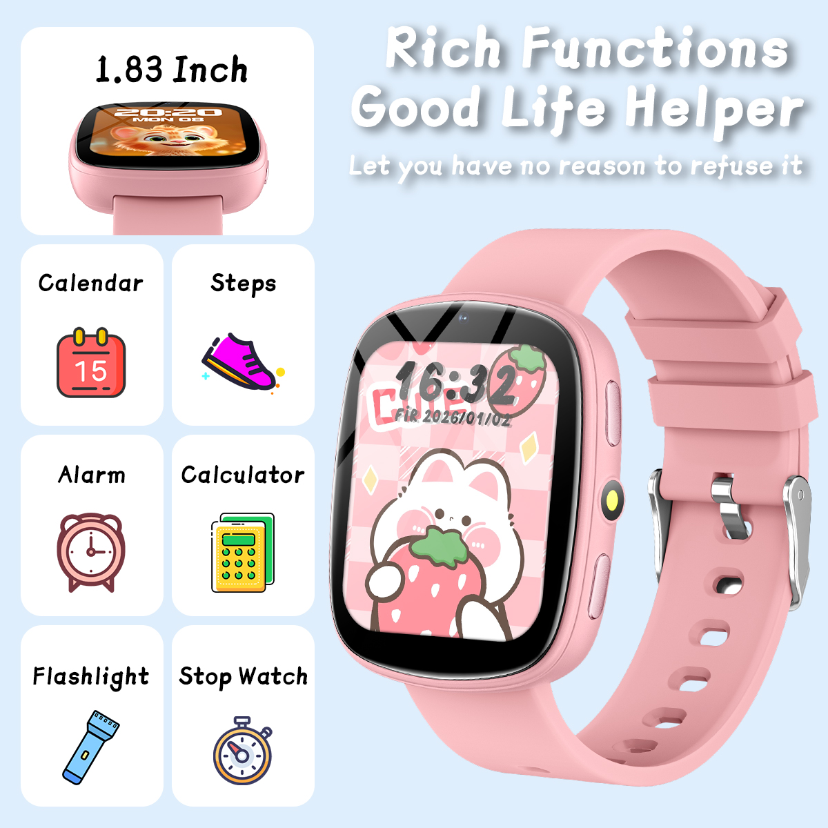 NEW Smart Watch for Children T - đánh giá và giá Smartwatch Watches Gift For Girls