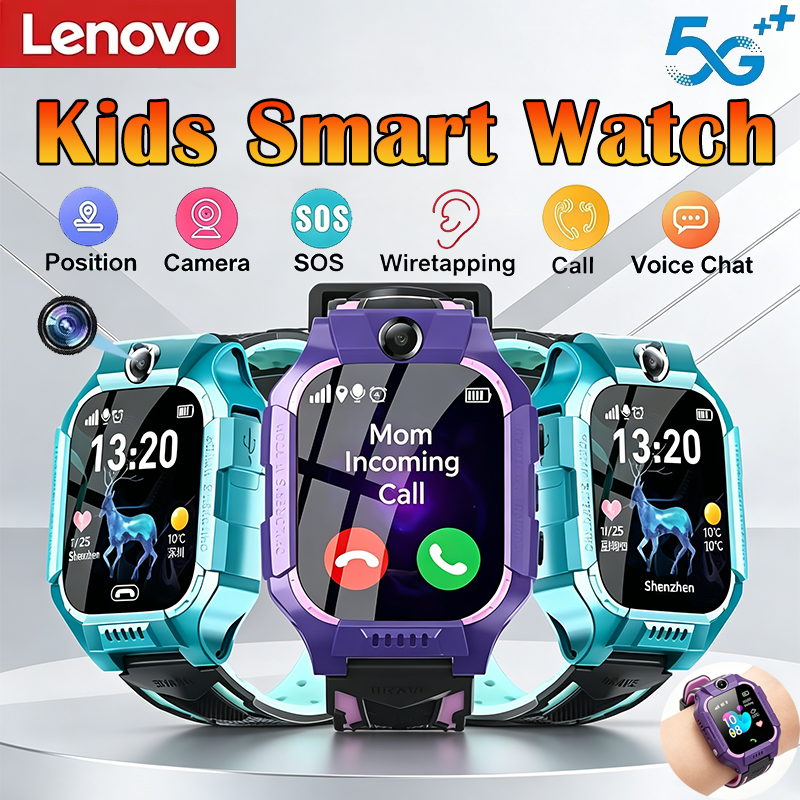Lenovo 2026 New 5G Waterproof  - đánh giá và giá Smartwatch Digital Watches For Kids
