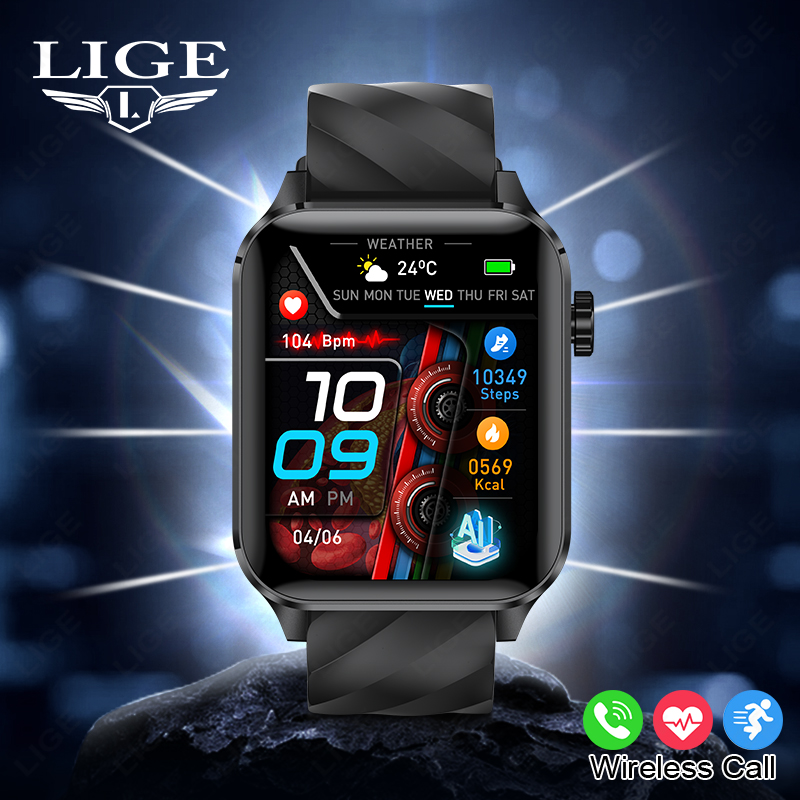 LIGE New Bluetooth Call Smart  - đánh giá và giá Smartwatch Iphone Watches For Women