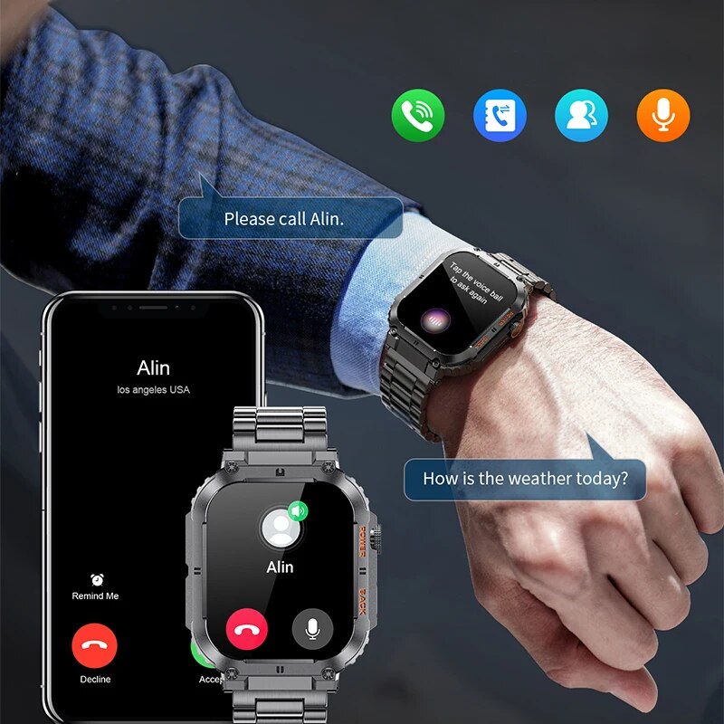 LIGE Outdoor Sports Fitness Sm - đánh giá và giá Smartwatch Digital Watches For Men