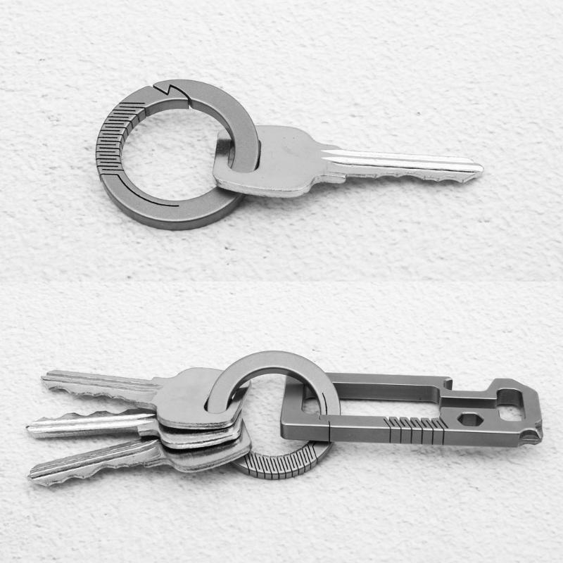 Titaniums Rings Carabiner Keyr - đánh giá và giá Tritium Gas Tube