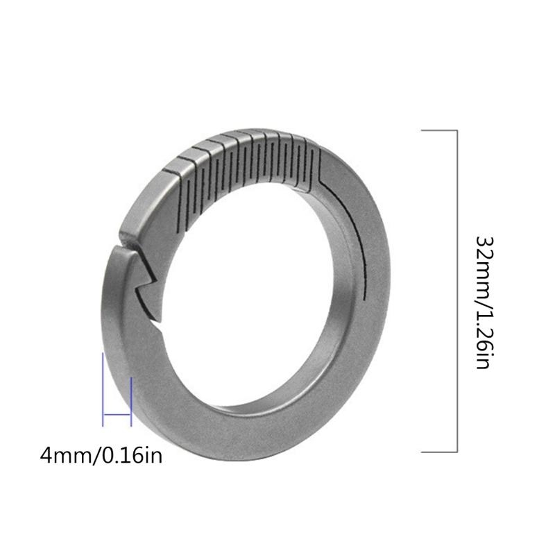 Titaniums Rings Carabiner Keyr - đánh giá và giá Tritium Gas Tube