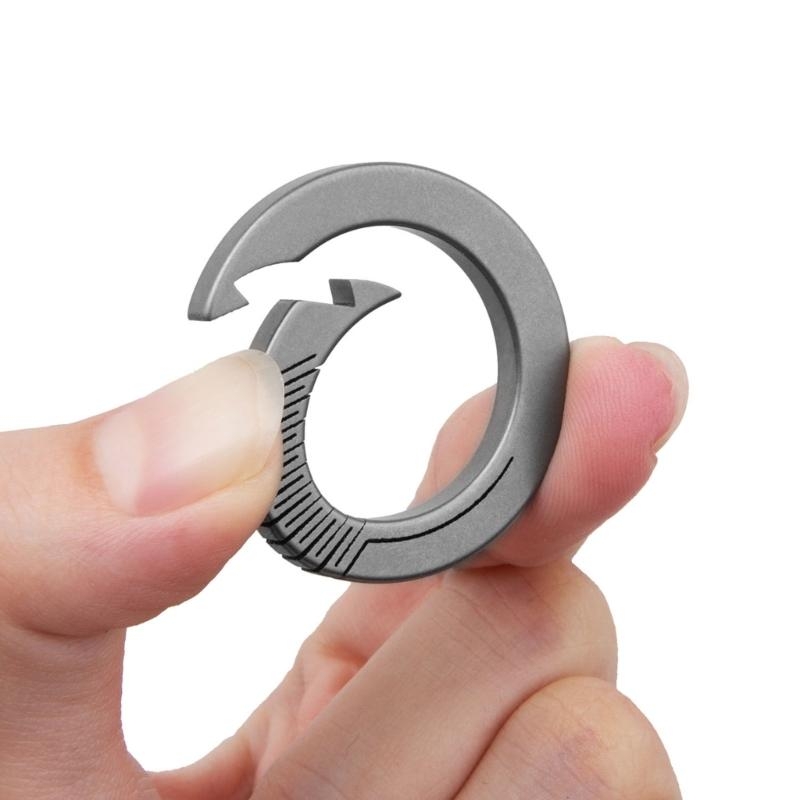Titaniums Rings Carabiner Keyr - đánh giá và giá Tritium Gas Tube