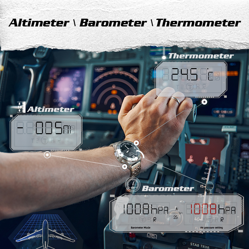 NORTH EDGE Men's Digital Watch - đánh giá và giá Altimeter Compass Watch