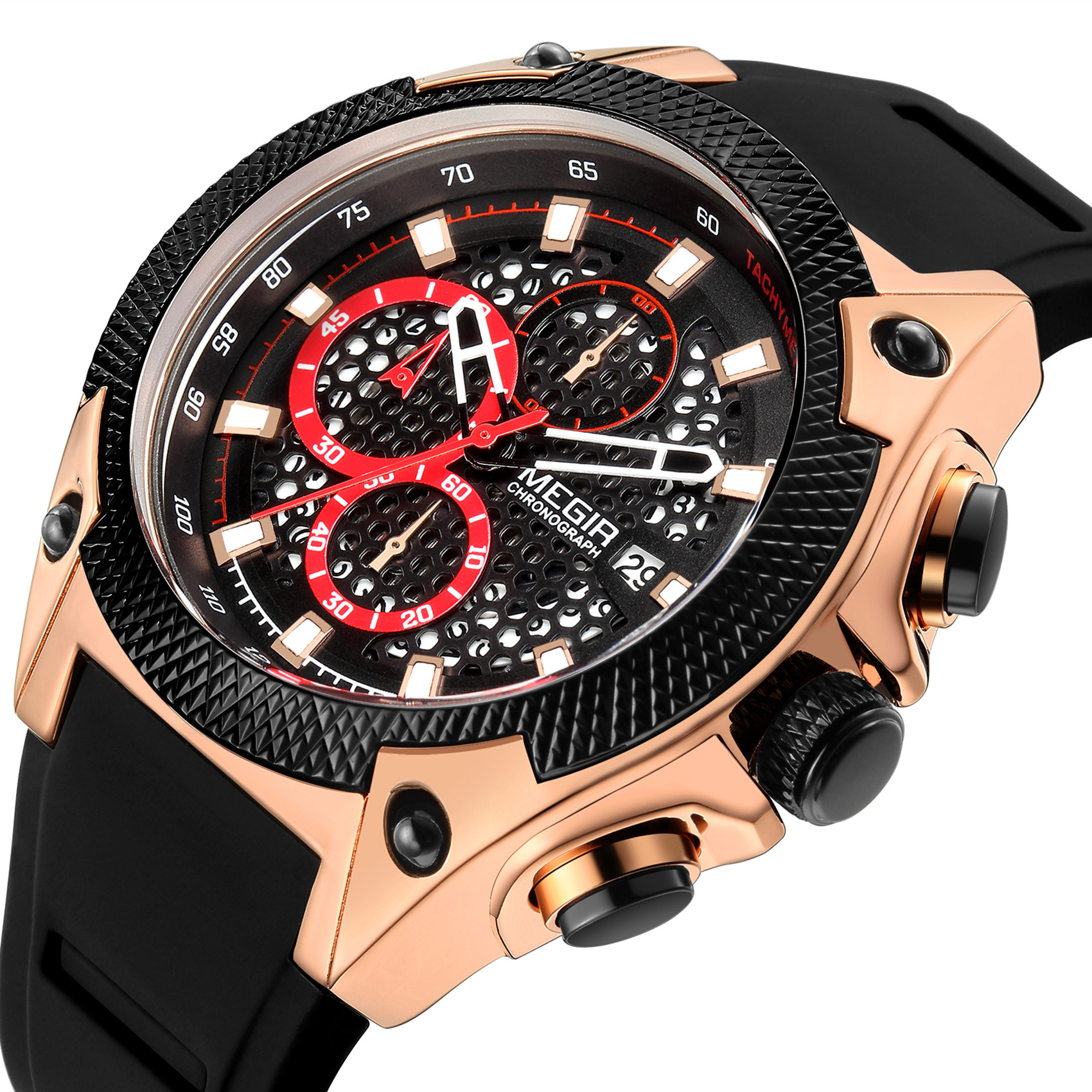 Megir Chronograph Quartz Watch - đánh giá và giá Smartwatch Digital Watches For Men
