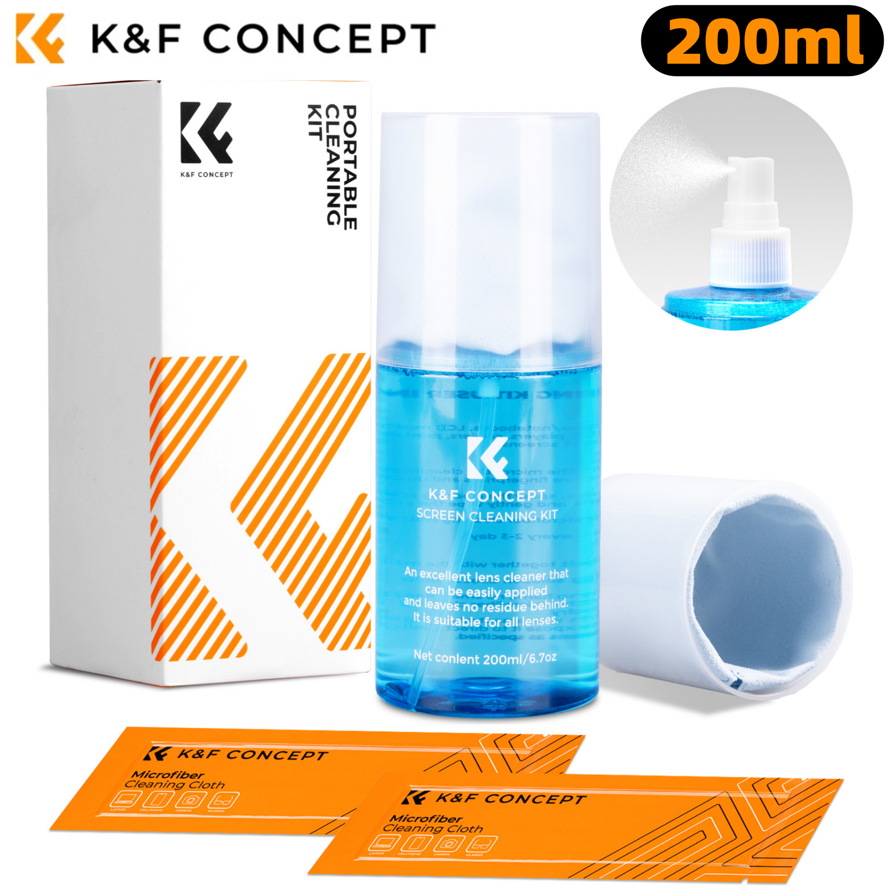 K&F CONCEPT 200ML Screen Clean - đánh giá và giá Watch Polishing Cloth