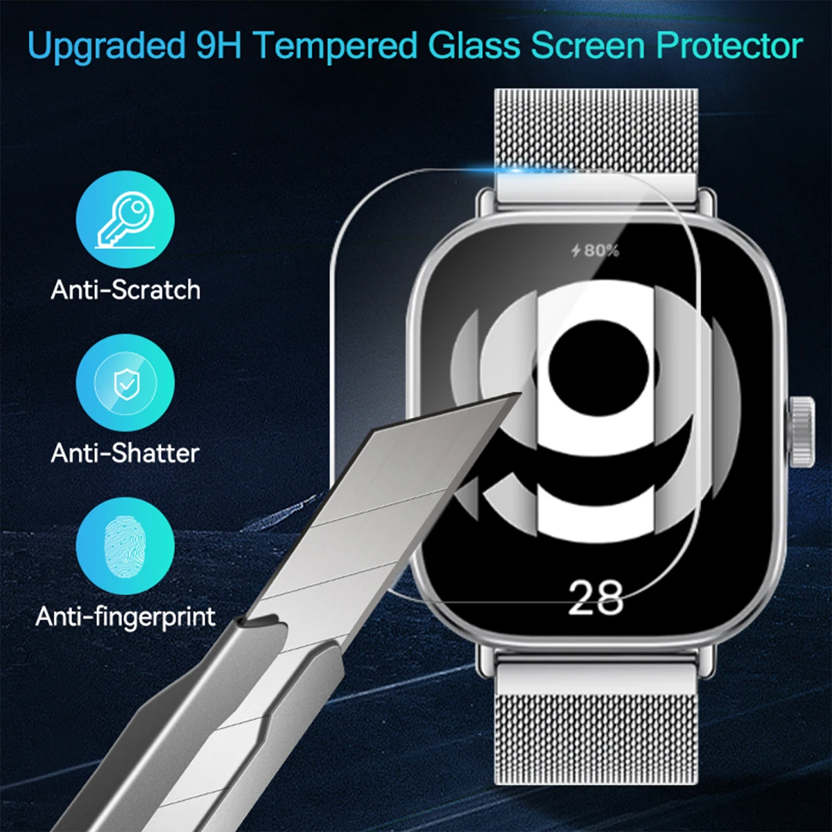 Tempered Glass for Xiaomi Redm - đánh giá và giá Smartwatch Watches Xiaomi